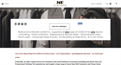 Desktop Screenshot of movilleuniforms.com